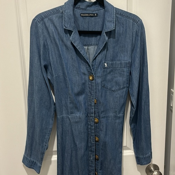 Abercrombie and fitch denim chambray dress shirt - Picture 7 of 8